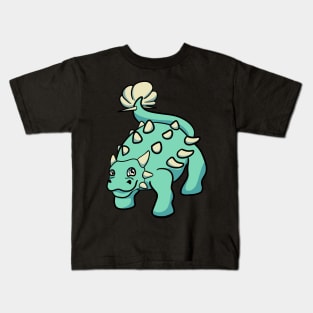 Cute ankylosaurus Kids T-Shirt